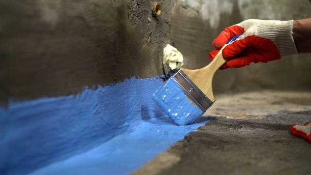 Crawl space vapor barrier installation in Lakeview, MI